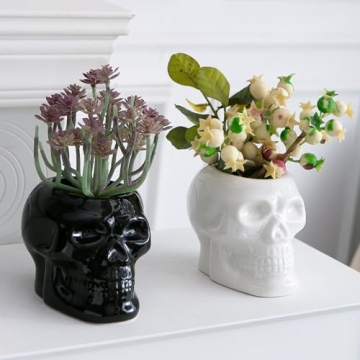 Tanvecle Skull Planter Pots for Unique Decor and Gifts