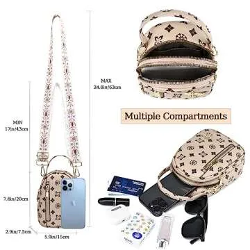 LoZoDo Small Crossbody Bag - Stylish Leather Handbag