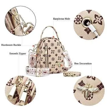 LoZoDo Small Crossbody Bag - Stylish Leather Handbag