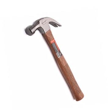 Edward Tools Oak Claw Hammer 16 oz - Heavy Duty All Purpose Hammer - Forged Carbon Steel Head - Etch...