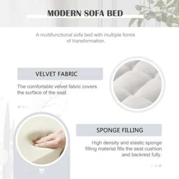 Hixkol Sleeper Sofa Bed for Stylish Comfort and Versatility