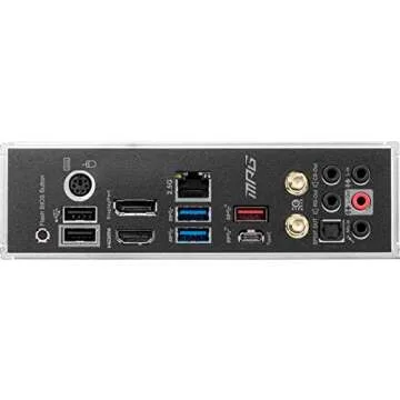 MSI MPG B550 GAMING EDGE WIFI Gaming Motherboard (AMD AM4, DDR4, PCIe 4.0, SATA 6Gb/s, M.2, USB 3.2 Gen 2, AX Wi-Fi 6, HDMI/DP, ATX, AMD Ryzen 5000 Series processors)