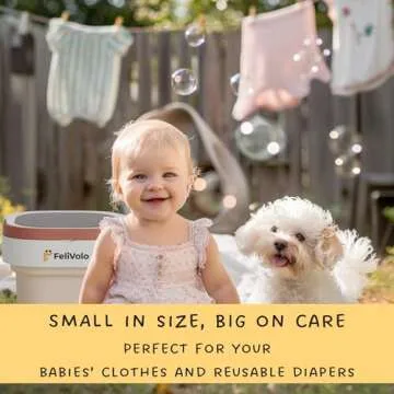 FeliVolo Portable Foldable Washing Machine – 12L Premium Package