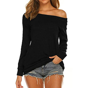 Long Sleeve Off The Shoulder Tops - Stylish & Comfortable Blouses