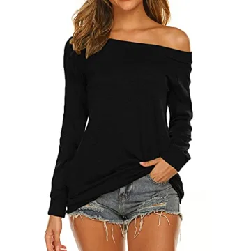 Long Sleeve Off The Shoulder Tops - Stylish & Comfortable Blouses