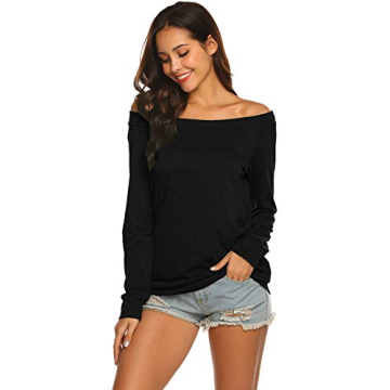 Stylish Off The Shoulder Long Sleeve Tops for Women