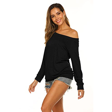 Stylish Off The Shoulder Long Sleeve Tops for Women