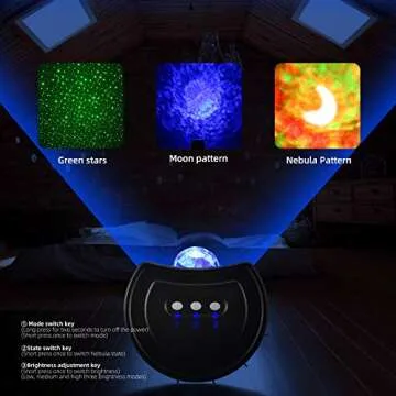 Star Projector for an Enchanting Nebula Experience