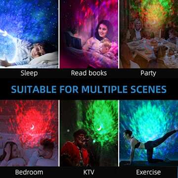 Star Projector for an Enchanting Nebula Experience