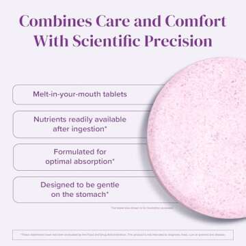 Barimelts Bariatric Multivitamin with Iron - 60 Fast-Dissolving Tablets (1-Month Supply) - Sugar-Free Bariatric Vitamins for Women, Natural Fruit Flavor​