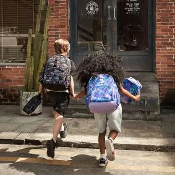 Choco Mocha Galaxy Backpack for Girls - School Backpack for Ages 6-8, Purple