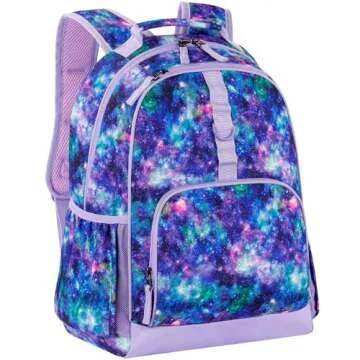 Choco Mocha Galaxy Backpack for Girls - Stylish School Gear
