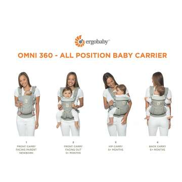 Ergobaby Omni 360 Baby Carrier in Pearl Grey