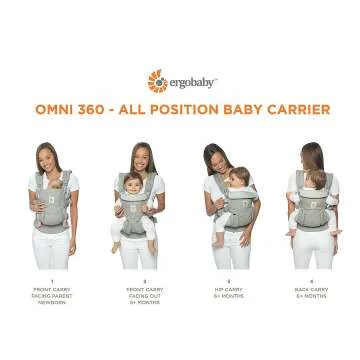 Ergobaby Omni 360 Baby Carrier in Pearl Grey