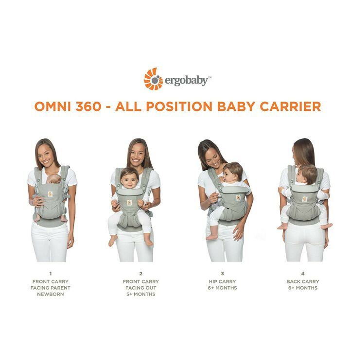 Ergobaby Omni 360 Baby Carrier in Pearl Grey
