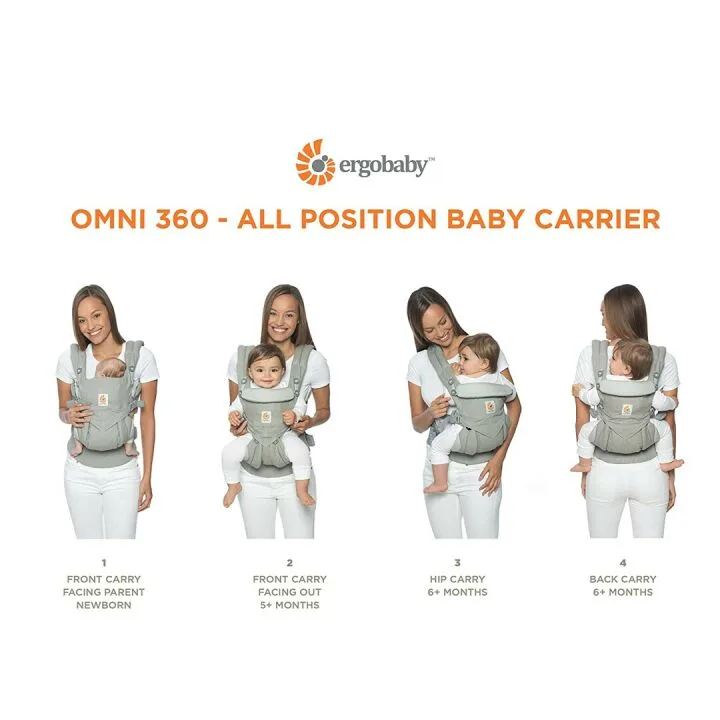 Ergobaby Omni 360 Baby Carrier in Pearl Grey