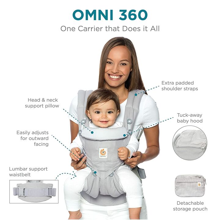 Ergobaby Omni 360 Baby Carrier in Pearl Grey
