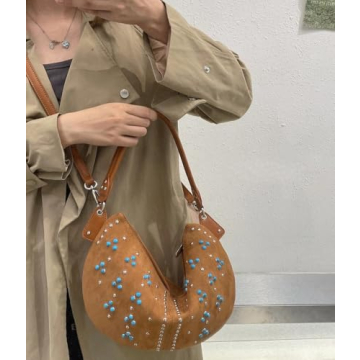 Stylish URKITTY Y2K Studded Shoulder Bag for Women