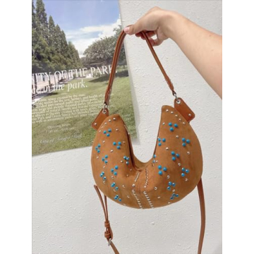 Stylish URKITTY Y2K Studded Shoulder Bag for Women