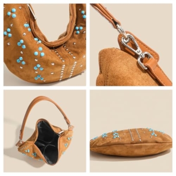 Stylish URKITTY Y2K Studded Shoulder Bag for Women