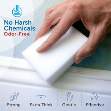 Extra Large Eraser Sponge Pack for Powerful Cleaning Solutions