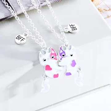 Magnetic Cat Friendship Necklace Set for 2 Girls