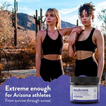 Golden Sky Naturals All Natural Extreme Deodorant Cream with Lavender Essential Oil, Aluminum-Free and Paraben-Free, Non-Toxic Deodorant, 2oz, Lavender