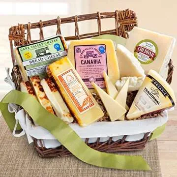 A Gift Inside Entertainer's Artisan Cheese Hamper Gourmet Gift Basket
