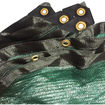 Premium 70% Green Shade Cloth with Grommets for Outdoor Use