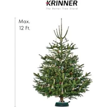 Krinner Tree Genie XXL Deluxe Christmas Tree Stand, Green - Easy Setup for 12 Feet Trees