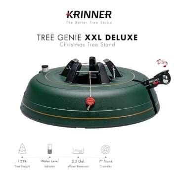 Krinner Tree Genie XXL Deluxe Stand Easy Setup for 12ft Trees