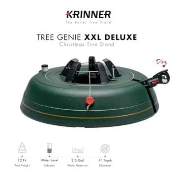 Krinner Tree Genie XXL Deluxe Stand Easy Setup for 12ft Trees