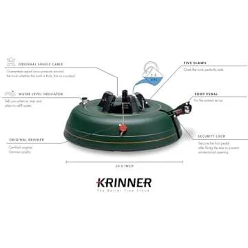 Krinner Tree Genie XXL Deluxe Stand Easy Setup for 12ft Trees