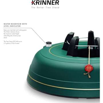Krinner Tree Genie XXL Deluxe Stand Easy Setup for 12ft Trees