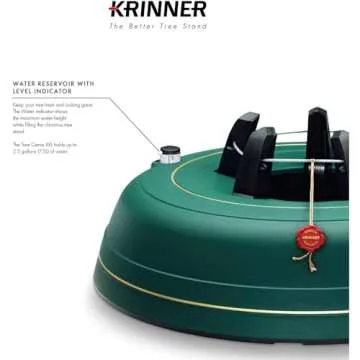 Krinner Tree Genie XXL Deluxe Stand Easy Setup for 12ft Trees