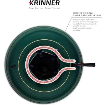 Krinner Tree Genie XXL Deluxe Stand Easy Setup for 12ft Trees