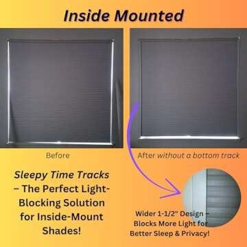 Sleepy Time Tracks Light Blocking Strips for Perfect Darkness