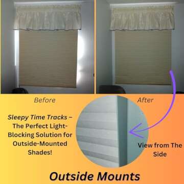 Sleepy Time Tracks Light Blocking Strips for Perfect Sleep