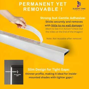 Sleepy Time Tracks Light Blocking Strips for Perfect Sleep