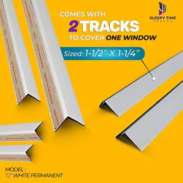 Sleepy Time Tracks Light Blocking Strips for Perfect Sleep