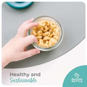 Mason Bottle 4oz Breast Milk Storage Glass (12-Pack) - Reusable Glass Baby Food Jars with Lids - Airtight, Stackable, Freezable Glass Baby Food Containers, Milk Container for Baby Formula