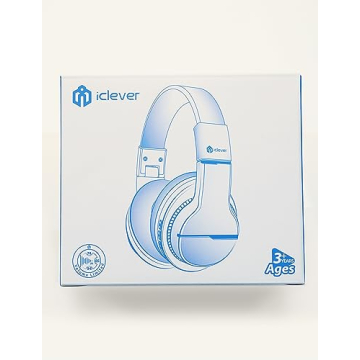 Kids Bluetooth Headphones with LED Lights - iClever BTH12