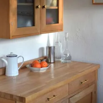 Goo-Ki Vintage Retro Antique Brass Zinc Alloy Cabinet Handles - 3''(76mm) Hole Center Striped Decorations Cabinet Pull Hardware for Bedroom, Kitchen, 6 Pack