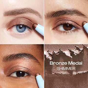 ALLEYOOP 11th Hour Cream Eye Shadow Sticks - Bronze Medal (Shimmer) - Award-winning Eyeshadow Stick ...
