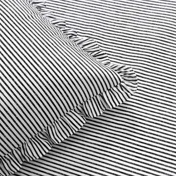 Lush Decor Vintage Chic Ticking Stripe Bedspread Set