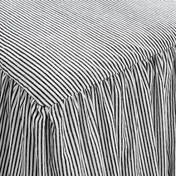 Lush Decor Vintage Chic Ticking Stripe Bedspread Set