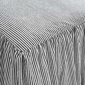 Lush Decor Vintage Chic Ticking Stripe Bedspread Set