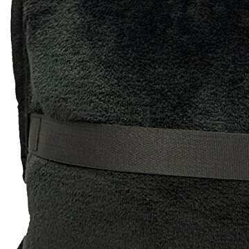 Style Basics Airplane Travel Blanket in Black Case - Compact Set - 50" X 60", Light Pink