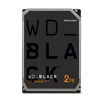 Western Digital 2TB WD Black Performance Internal Hard Drive HDD - 7200 RPM, SATA 6 Gb/s, 64 MB Cach...