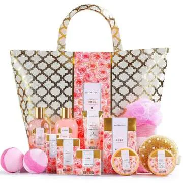 Spa Luxetique 15pcs Rose Gift Set for Women
